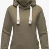 Navahoo Hoodies Sweatshirt Raniaa Dames Olijfgroen