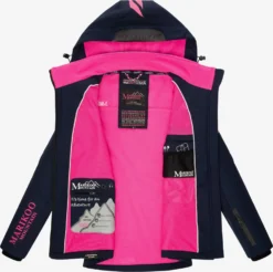 Marikoo Winterjassen Winterjas Dames Navy -Mode Kledingwinkel 9db29eee60f8aacc0c10cebb9474d6d3