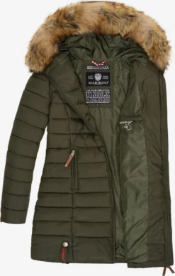 Marikoo Wintermantels Wintermantel Rose Dames Donkergroen -Mode Kledingwinkel a14dae6522600745d7aa08399225a2eb scaled