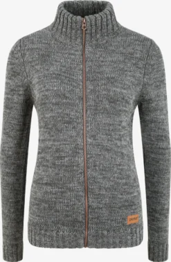 OXMO Vesten Gebreid Vest Dames Grijs