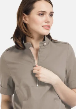 HELMIDGE Midi Jurken Jurk Dames Beige -Mode Kledingwinkel b41394727813713564f3d42344948f2e scaled