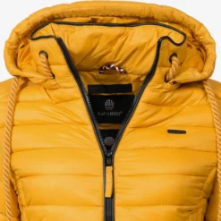 Navahoo Tussenjassen Tussenjas Lulana Dames Geel -Mode Kledingwinkel b70bb933601d48451a6e8619fb6be31f