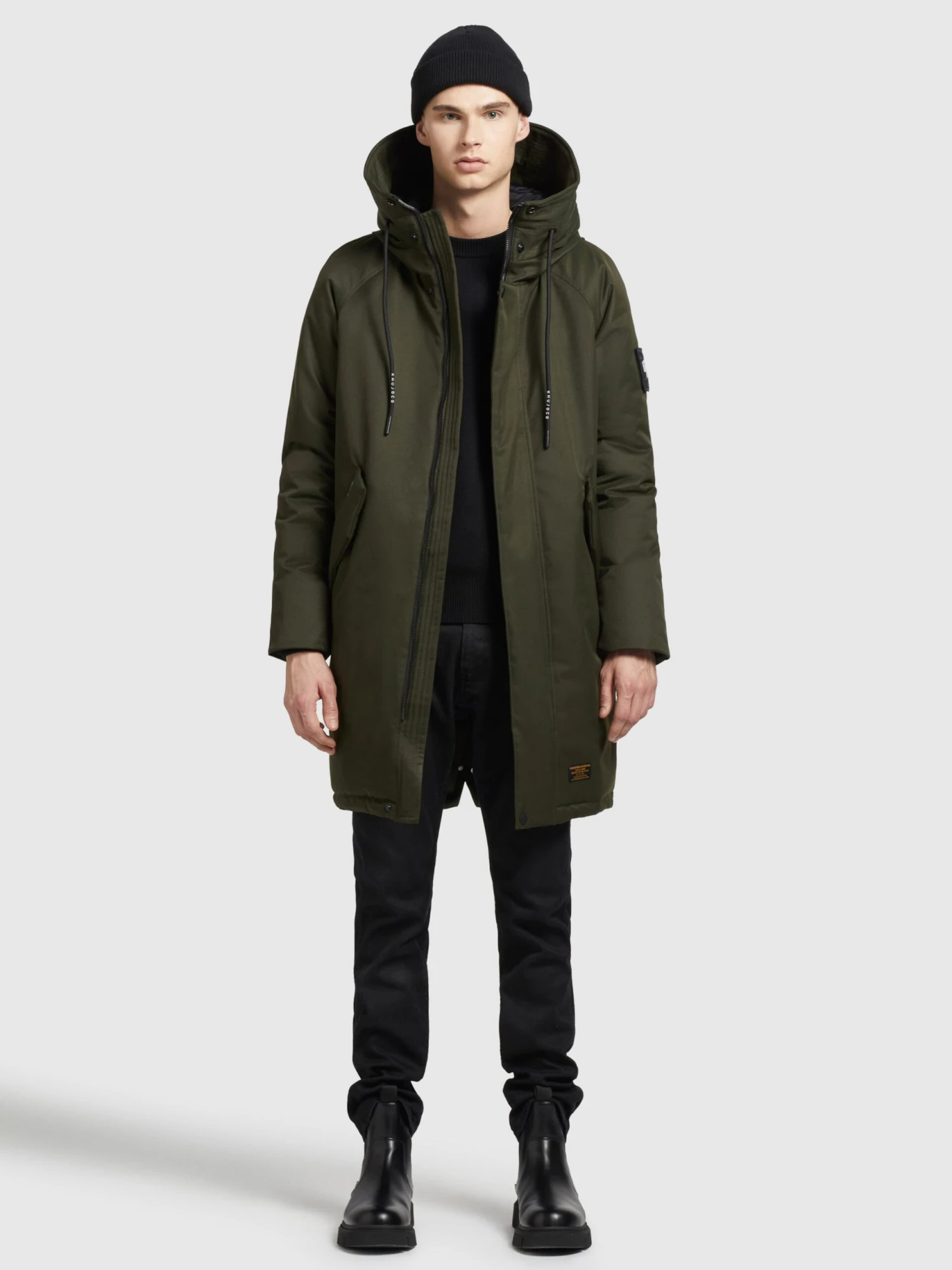 Khujo Wintermantels Winterjas Tuck Heren Olijfgroen 2 Khujo Wintermantels Winterjas Tuck Heren Olijfgroen - Afbeelding 2