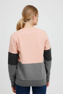 OXMO Sweatshirts Sweatshirt Trine Dames Donkergrijs / Grijs Gemêleerd / Rosa -Mode Kledingwinkel ba0f0ea2d1f56ff449e1343a9b9f4e73 scaled