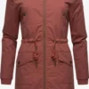 Ragwear Parkas Winterparka Crescend Dames Roestbruin