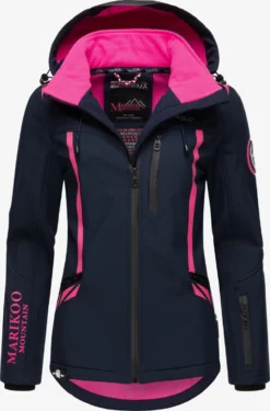 Marikoo Winterjassen Winterjas Dames Navy