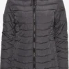 OXMO Winterjassen Winterjas NELLY Dames Zwart