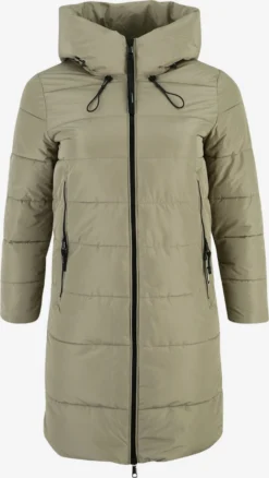 Khujo Wintermantels Wintermantel Jilias 3 Dames Olijfgroen