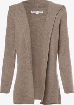 Marie Lund Vesten Gebreid Vest Dames Lichtbruin