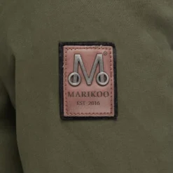Marikoo Winterjassen Winterjas Bikoo Dames Kaki -Mode Kledingwinkel cc9629fe7edefda671844a408b43452c