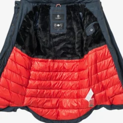 Marikoo Wintermantels Wintermantel Moonshine Dames Blauw -Mode Kledingwinkel cd55ba7edaee7fca0788940eb53f9b7f