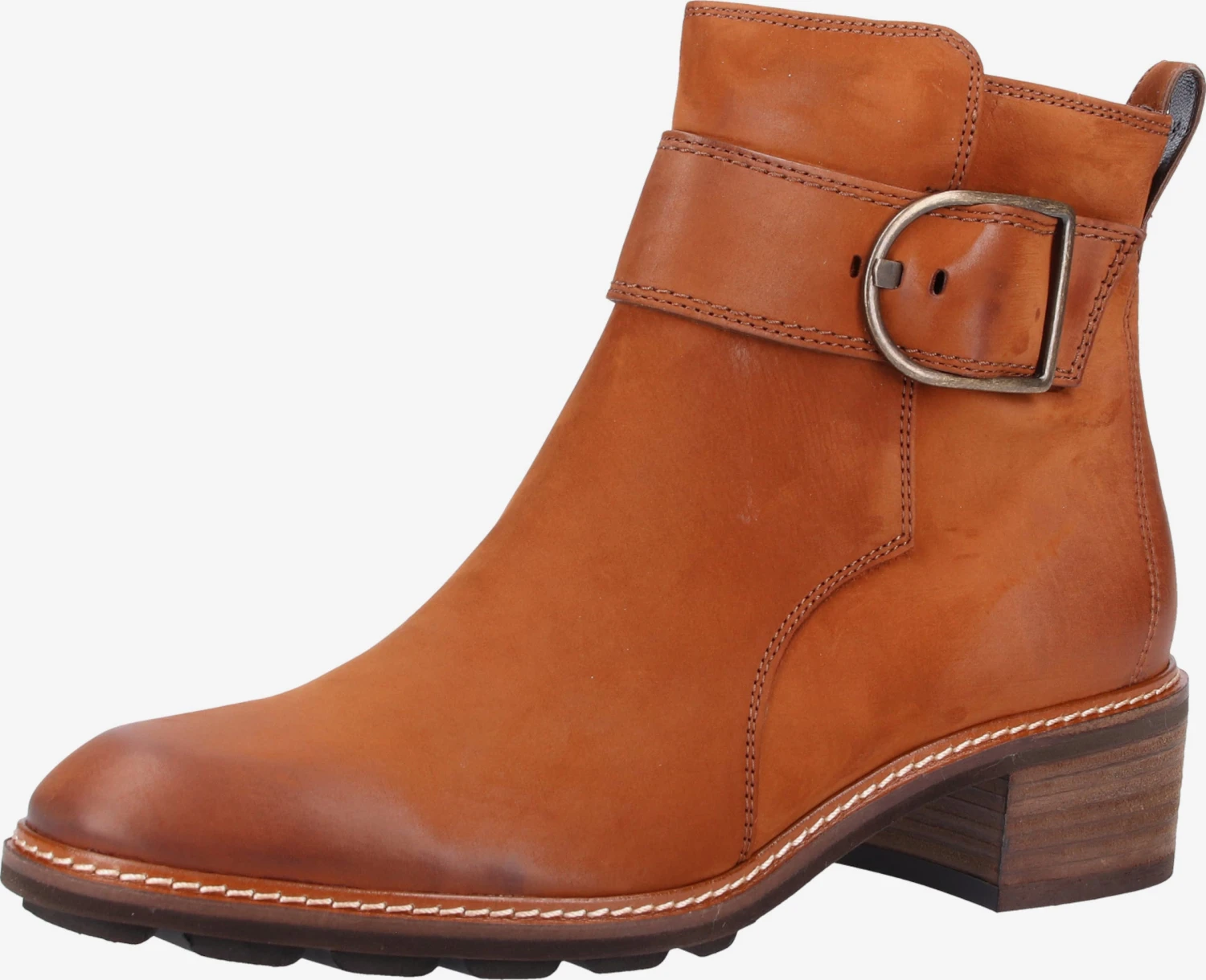 Paul Green Overige Enkellaarsjes Enkellaarsje Dames Cognac 1 Paul Green Overige Enkellaarsjes Enkellaarsje Dames Cognac