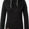 Ragwear Hoodies Sweatshirt Dames Zwart