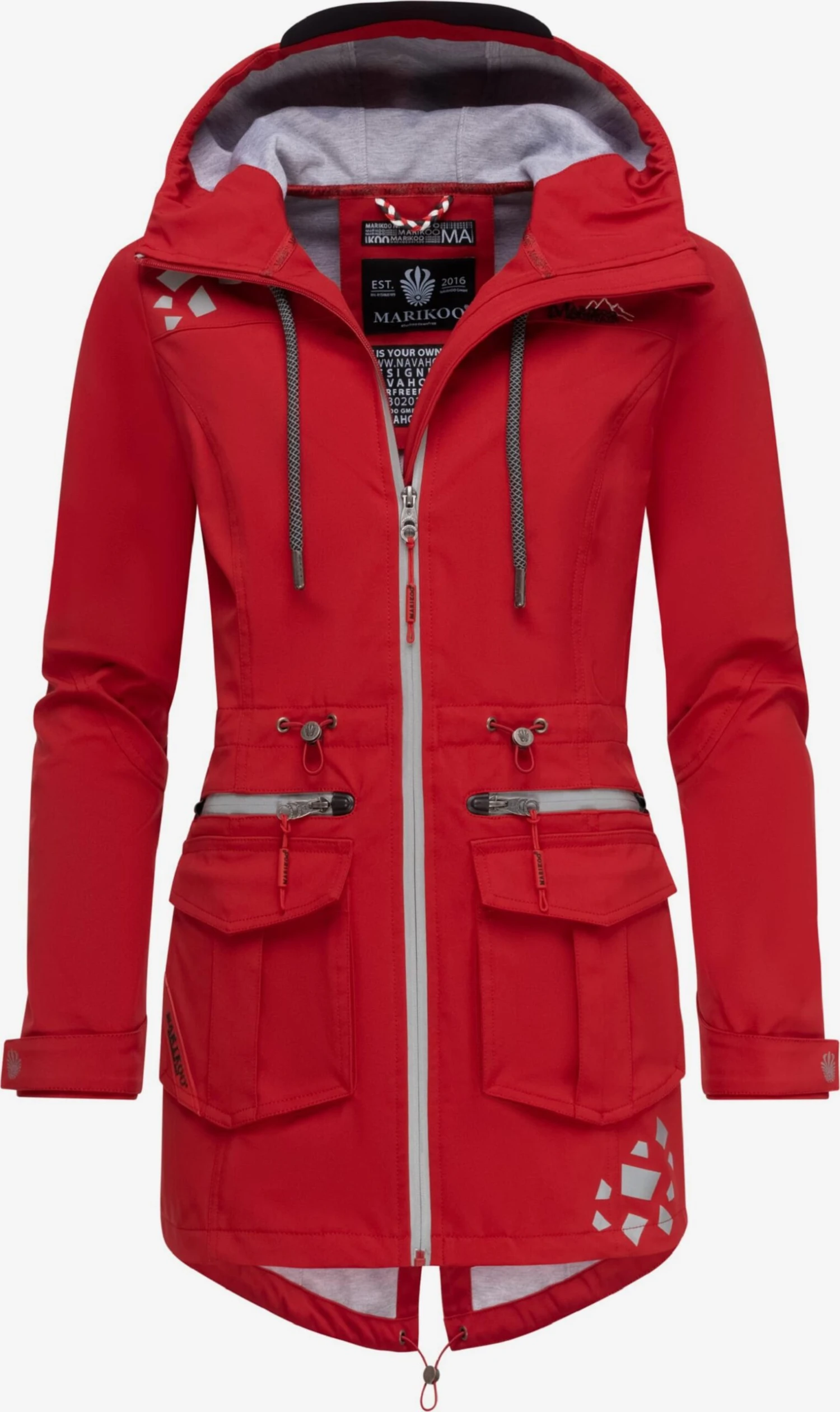Marikoo Outdoor Jassen Functionele Jas Ulissaa Dames Rood 1 Marikoo Outdoor Jassen Functionele Jas Ulissaa Dames Rood