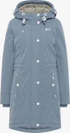 ICEBOUND Wintermantels Wintermantel Dames Lichtblauw