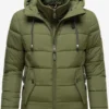 Marikoo Winterjassen Winterjas Taisaa Dames Olijfgroen
