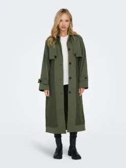 ONLY Trenchcoats Tussenmantel Dames Groen -Mode Kledingwinkel db787876d474c1d8069f90f5075171af scaled