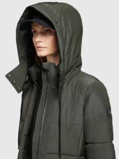 Khujo Wintermantels Wintermantel Cliv Dames Donkergroen -Mode Kledingwinkel dd2014542d8fb144b58b685073fbe028 scaled