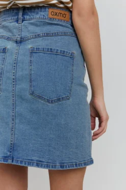 OXMO Mini Rokken Rok FRIGGA Dames Blauw 11 OXMO Mini Rokken Rok FRIGGA Dames Blauw -Mode Kledingwinkel dddc3f9922f7fd83f0d33bedda763bba scaled