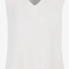 HELMIDGE Mouwloze Shirts Top Dames Wit