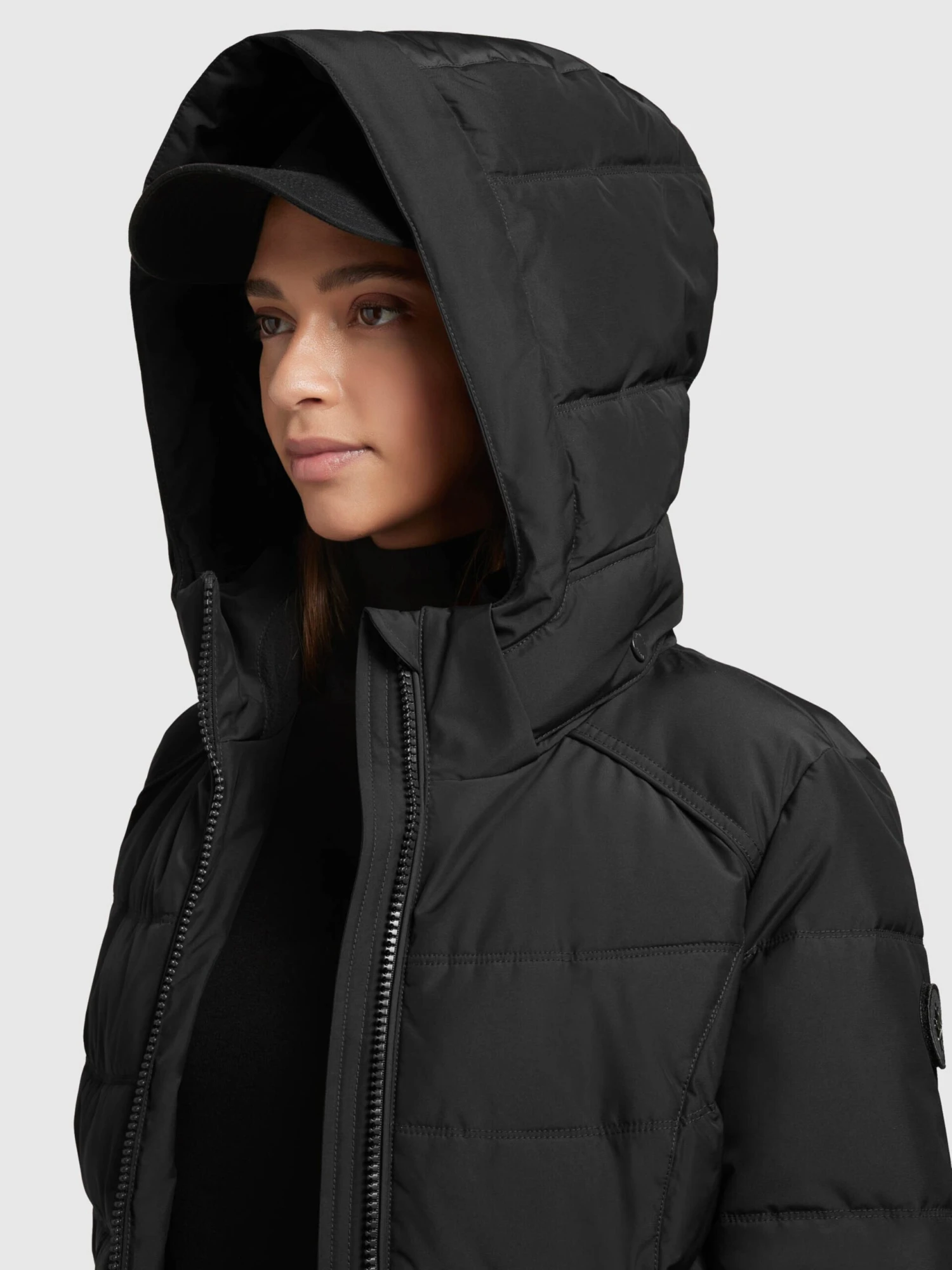 Khujo Korte Mantels Tussenmantel Amaray Dames Zwart 8 Khujo Korte Mantels Tussenmantel Amaray Dames Zwart - Afbeelding 8