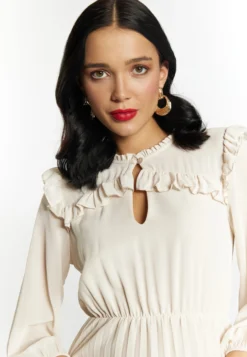 Faina Maxi Jurken Jurk Dames Wolwit -Mode Kledingwinkel e1c93c5050f02b9af36776e5231c7c74 scaled