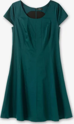 Sheego Cocktailjurken Cocktailjurk Dames Donkergroen