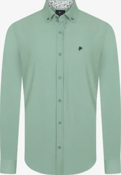 Casual Overhemden Regular Fit Overhemd FYODOR Heren Groen