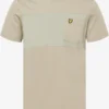 Lyle & Scott T-shirts Shirt Heren Kaki / Lichtgroen