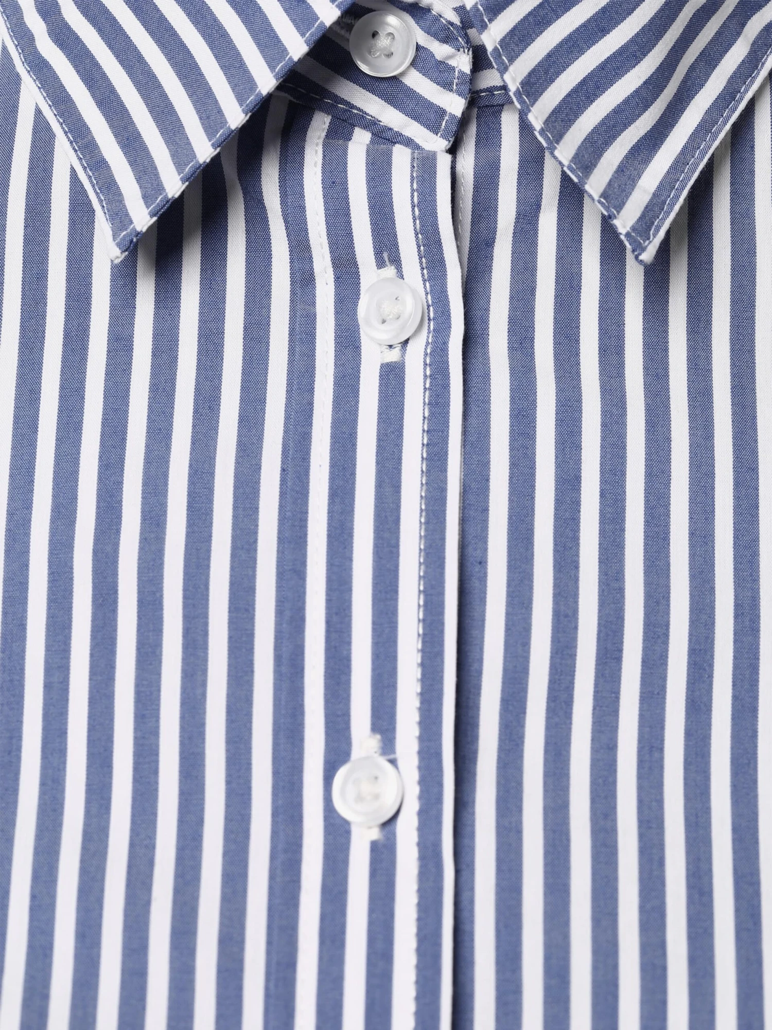 Marie Lund Overhemden Blouse Dames Indigo 3 Marie Lund Overhemden Blouse Dames Indigo - Afbeelding 3