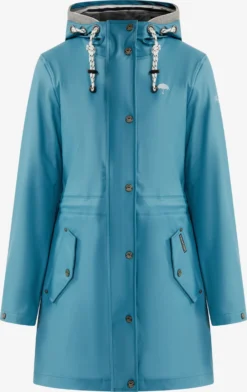 Schmuddelwedda Regenmantels Functionele Mantel Altiplano Dames Blauw