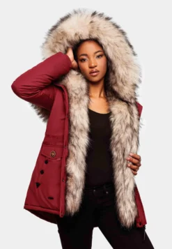 Navahoo Parkas Winterparka Sweety Dames Rood -Mode Kledingwinkel f3068bd37425ce1f792e1615e8eeaa92 scaled