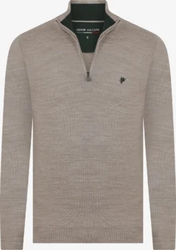 Coltruien Trui Martino Heren Beige Gemêleerd