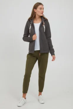 OXMO Sweatvesten Sweatvest Thory Dames Donkergrijs / Grijs Gemêleerd -Mode Kledingwinkel ffb035dee3cf8bfe8a59d98488c339e3 scaled