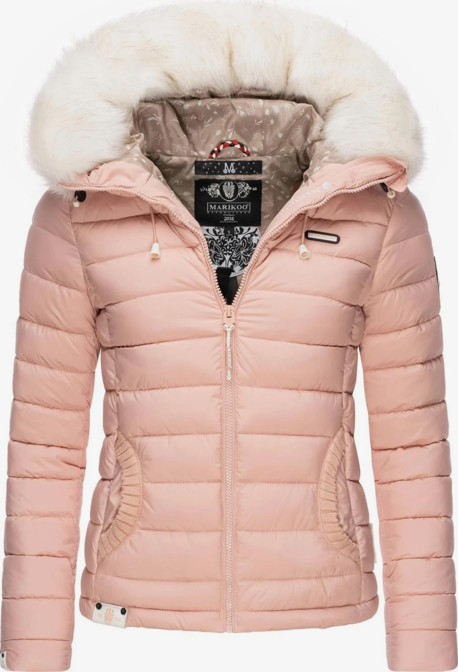 Marikoo Winterjassen Winterjas Nasriin Dames Roze 1 Marikoo Winterjassen Winterjas Nasriin Dames Roze